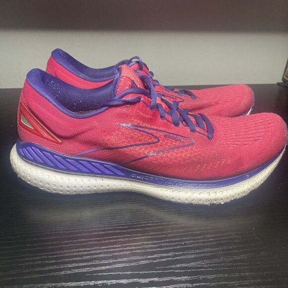 Brooks Womens Glycerin GTS 19 1203441B623 Pink Running Shoes Sneakers Size 11.5 - Picture 1 of 13
